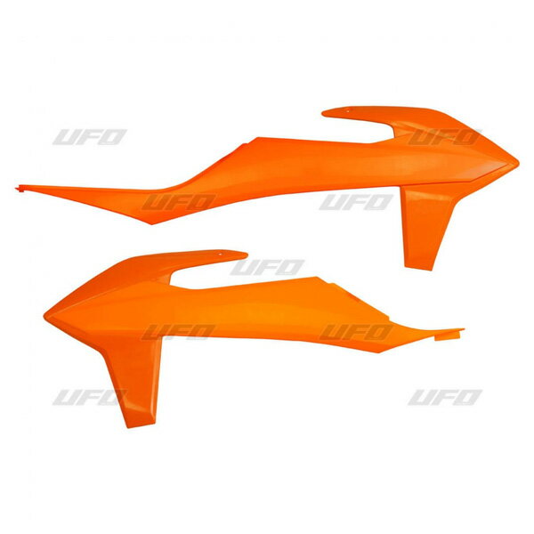 UFO EXC 20-23 EXCF 20-23 SX 19-22 SXF 19-22 ラジエターシュラウド オレンジ プラスチック外装 品番:F1419/メーカー品番:UF-4092-127