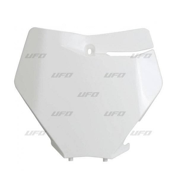 UFO KTM SX/SX-F 19-22 フロントナンバープレート ホワイト プラスチック外装 品番:F1456/メーカー品番:UF-4094-047