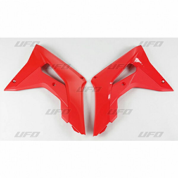 UFO HONDA CRF250R 18-21 CRF450R 17-20 ラジエターシュラウド 00-CRレッド プラスチック外装 品番:F0741/メーカー品番:UF-4682-070