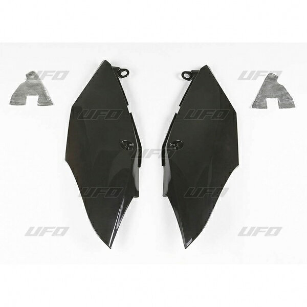 UFO HONDA CRF250R/RX 18-21 CRF450R/RX 17-20 サイドパネル ブラック プラスチック外装 品番:F0635/メーカー品番:UF-4684-001