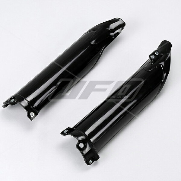 UFO KAWASAKI KX250F 09-24 KX450F 09-23 フォークスライダー ブラック プラスチック外装 品番:F1077/..
