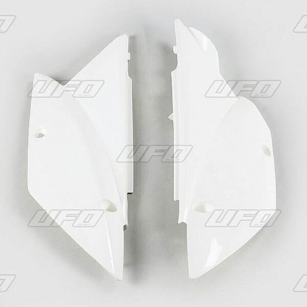Rakuten - UFO KAWASAKI KLX110 10-25 サイドパネル KXホワイト プラスチック外装 品番:F1283/メーカー品番:UF-4717-047