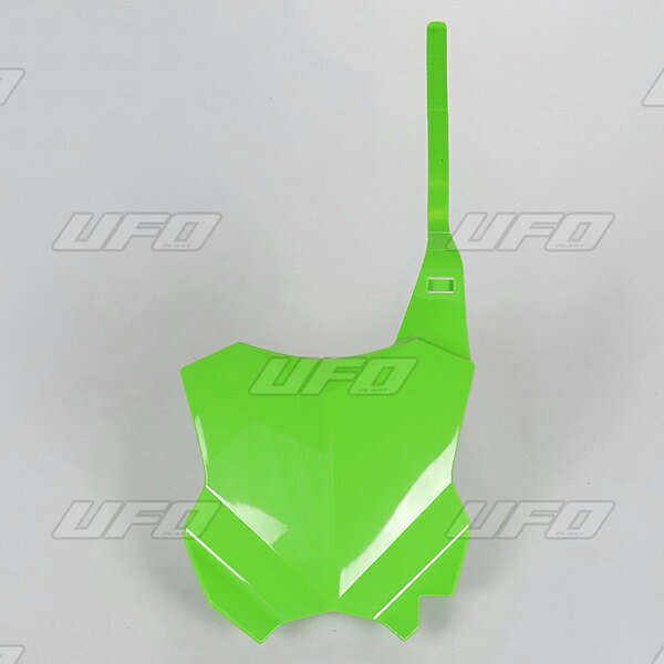 Rakuten - UFO KAWASAKI KX250F 17-25 KX450F 16-25 フロントナンバープレート KXグリーン プラスチック外装 品番:F1145/メーカー品番:UF-4738-026
