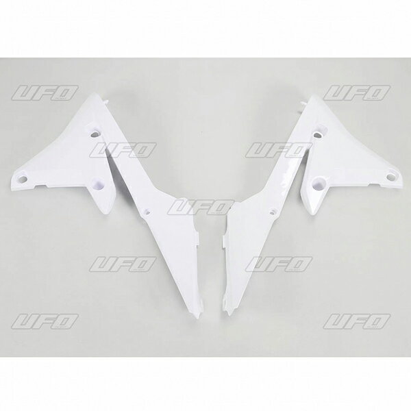 Rakuten - UFO YAMAHA YZ450F 14-17 YZ250F 14-18 ラジエターシュラウド ホワイト プラスチック外装 品番:F1983/メーカー品番:UF-4838-046