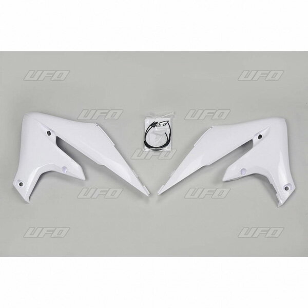 乐天商城 - UFO YAMAHA YZ250F/450FX 19-23 YZ450F 18-22 YZ250FX ラジエターシュラウド ホワイト 品番:F1989/メーカー品番:UF-4858-046