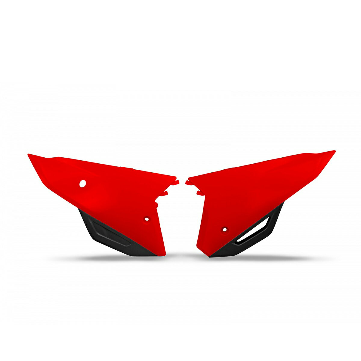 UFO HONDA CRF250R/RX 22-24 CRF450R/450RX 21-24 サイドパネル 00-CRレッド プラスチック外装 品番:F0752/メーカー品番:UF-5606-070