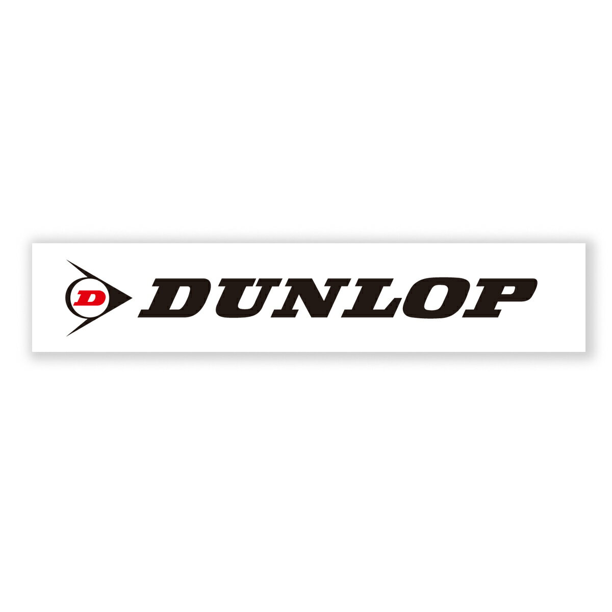 Rakuten - FACTORY EFFEX DUNLOPレーシングステッカー ホワイト (22cm) FX04-2670-1