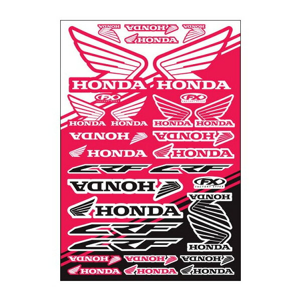 FACTORY EFFEX HONDA OEMステッカーシート CRF FX22-68330...