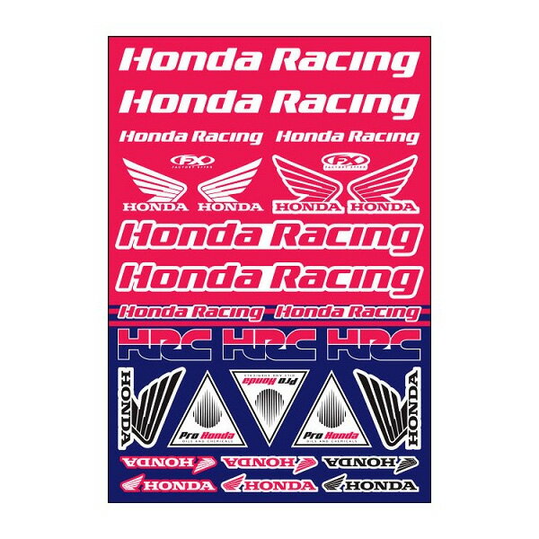 FACTORY EFFEX HONDA OEMステッカーシート RACING FX22-68332