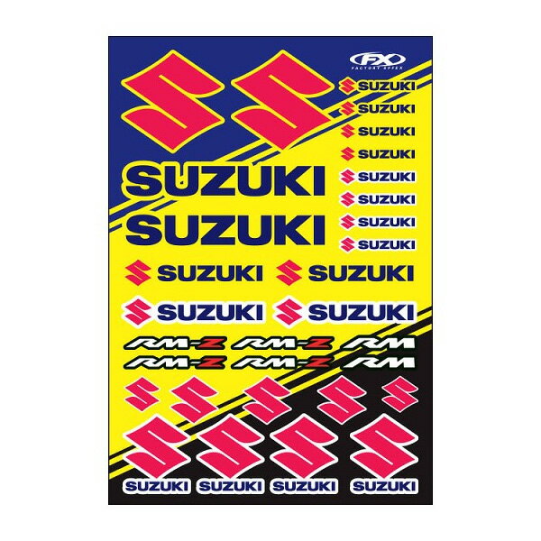 FACTORY EFFEX SUZUKI OEMステッカーシート RM [FX22-68430]