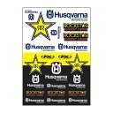 FACTORY EFFEX HUSQVARNA OEMステッカーシート HUSQVARNA RACING FX22-68632