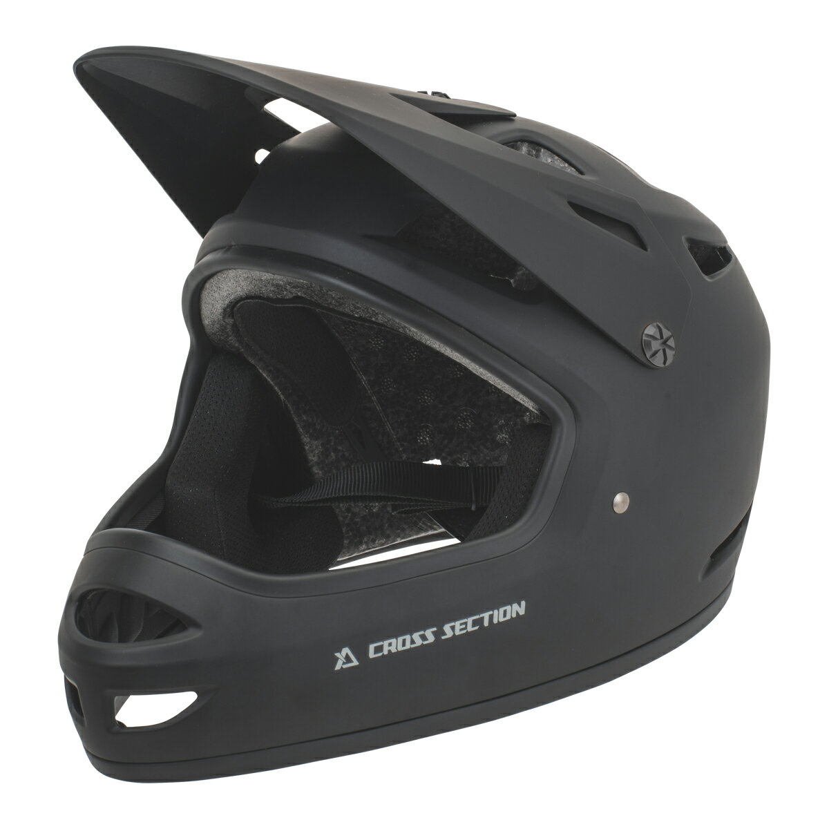 CROSS SECTION キディ フルフェイスヘルメット マットブラック (48-58cm) XS16-5001
