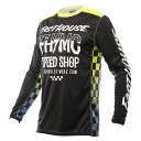 FASTHOUSE MX グラインドハウスジャージ ブルート ブラック/ハイビズ Mサイズ 2755-0509(2)