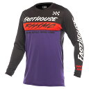FASTHOUSE MX エルロッドジャージ イヴォーク Lサイズ ブラック/パープル 2404-0310