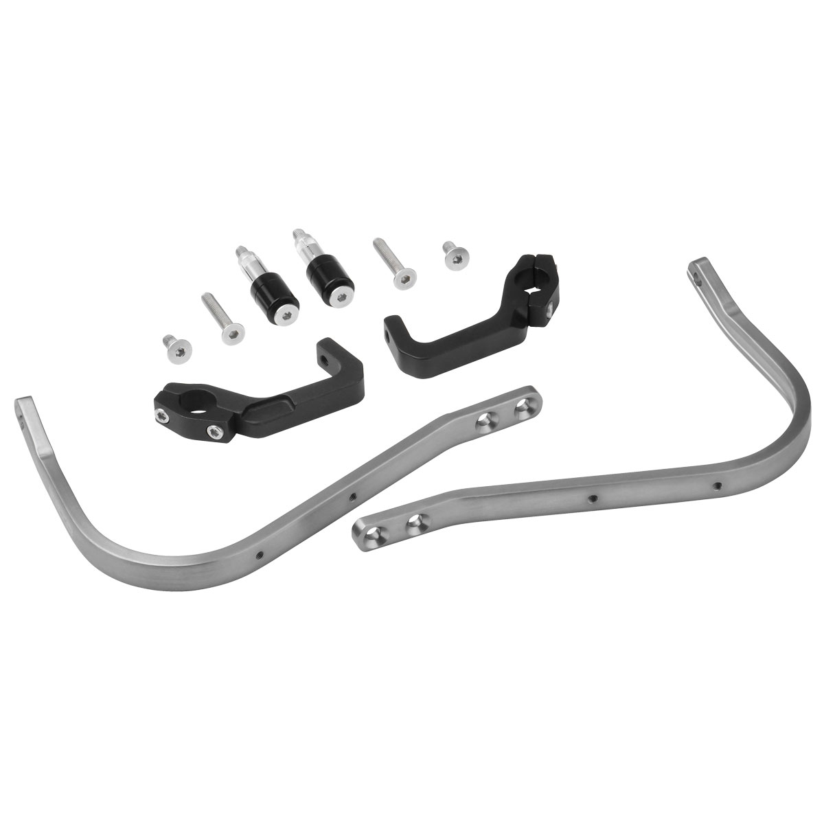 ZETA KLX230 アドベンチャーアーマーハンドガード チタンカラー 3種類の取付方法 高剛性アルミ合金 プ..