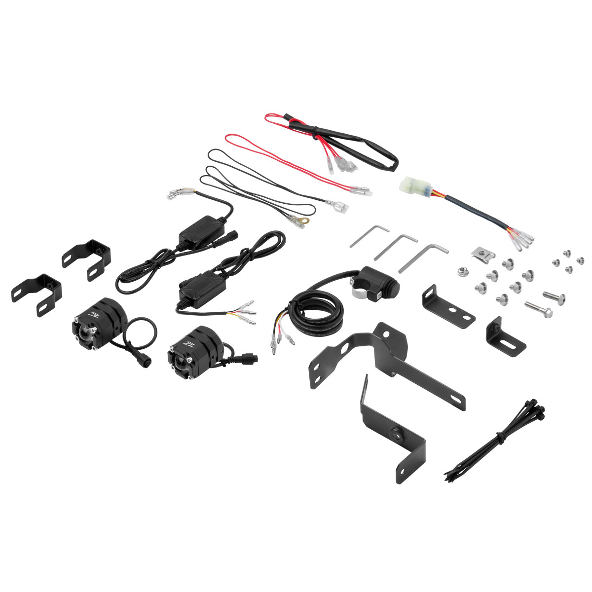 ZETA CRF250L/RALLY '21-24(MD47） LED フォグライト アドベンチャーライド ツーリング 峠道 省電力 1500ルーメン IP66 防水 F5960