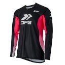 DFG ワークスジャージ チャンプ Mサイズ ブラック/ピンク MXレース EDレース アタックポジション 4WAYストレッチ生地採用 C0430