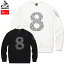 BOUNCE バウンス leopard number8 レオパード柄 8番 ラインストーンロゴ 綿100% 10.0oz ホワイト/ブラック オリジナル メンズ トレ−ナー 秋/冬 おしゃれ スウェット 大きい サイズ ストリート系 ITALY 7,400円