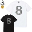 BOUNCE バウンス leopard number8 レオパード柄 8番 ラインストーンロゴ PREMIUM 半袖 綿100 メンズTシャツ トップス かっこいい おしゃれ 人気 ブランド 大きい ビッグサイズ ストリート系 ITALY