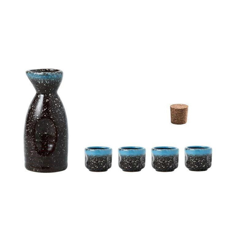 酒器セット 徳利1本 盃4個 5点セット 150ml 50ml 陶器 とっくり おちょこ セット ...