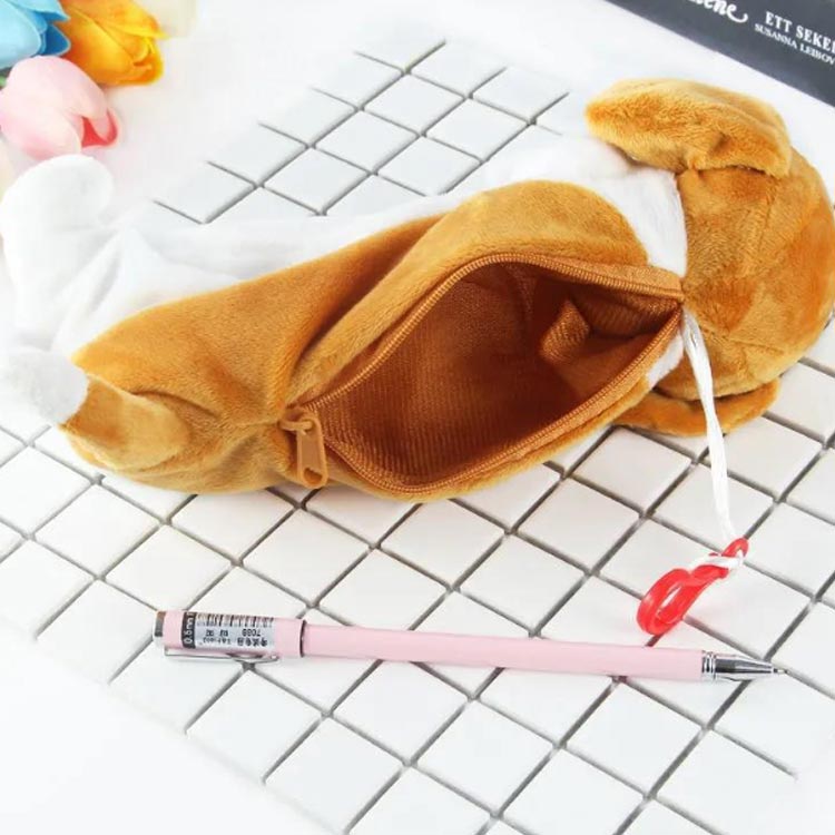ぬいぐるみ ペンケース 犬 筆箱 いぬ ポーチ コスメポーチ 大容量 筆箱 入学祝い 新学期 ベビー 女子文具 動物 アニマル ラブラドールレトリバー ゴールデンレトリバー チワワ ジャーマンシェパード シユナウザー クリスマス プレゼント ギフト 贈り物 discount-store-ufi-10000799 激安ショップ UFI サンプル画像3