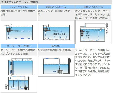 カミハタ Rio＋3100 水中ポンプ (西日本用：60Hz) リオプラス