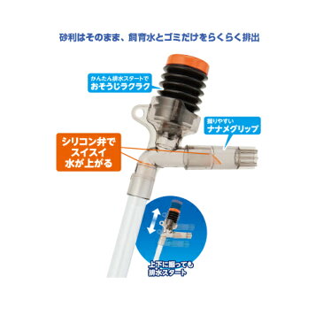 水作 プロホースエクストラ L 水槽の高さ45cmまで 水換え 砂利掃除用品
