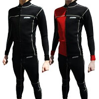 男性用dlifeディライフストレッチウォーム長袖ラッシュガードロングタッパーネオプレーンロングパンツセット上下セットアップ