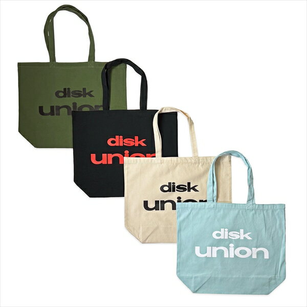 【 diskunion ロゴ トートバッグ 】/ disk union / ディスクユニオン / トート トートバッグ LP レコード レコードバッグ レコード収納 ユニオングッズ ロゴグッズ DJバッグ エコバッグ