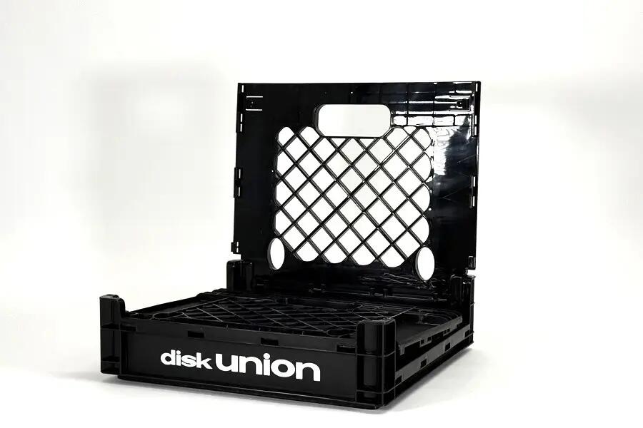 【レコードクレート Record Crate DURC-01】/ disk union / ディスクユニオン / レコードラック レコード収納 LPラック 収納ラック インテリア コンテナ レコードコンテナ LP収納 LP 12inch 棚 収納棚 LP 本 2