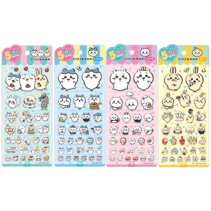【入荷済み/】正規品 韓国 限定 ちいかわ シール ぷっくり ぷくぷく 5サイズ ステッカー 5size sticker ハチワレ ウサギ 平成レトロ かわいい ぷっくり 動物 ぷくぷく 女の子 シール帳 おしり シール 交換 ぷにぷに ボンボン スマホケース ギフト ドロップシール dismoi-10000159 DisMoi 楽天市場店 サンプル画像3