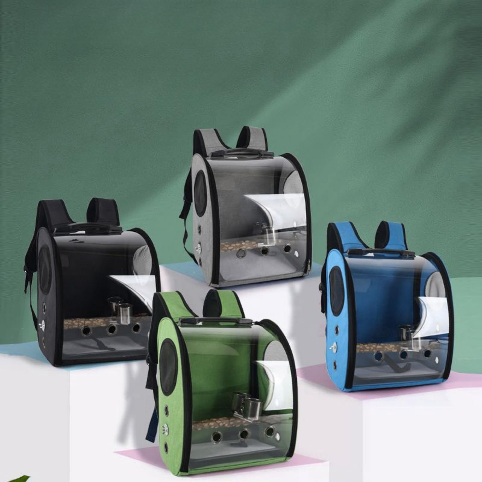 鳥かご ペットキャリー 鳥キャリーケージ キャリーバッグ インコキャリー 小動物キャリー 鳥 インコ 透..