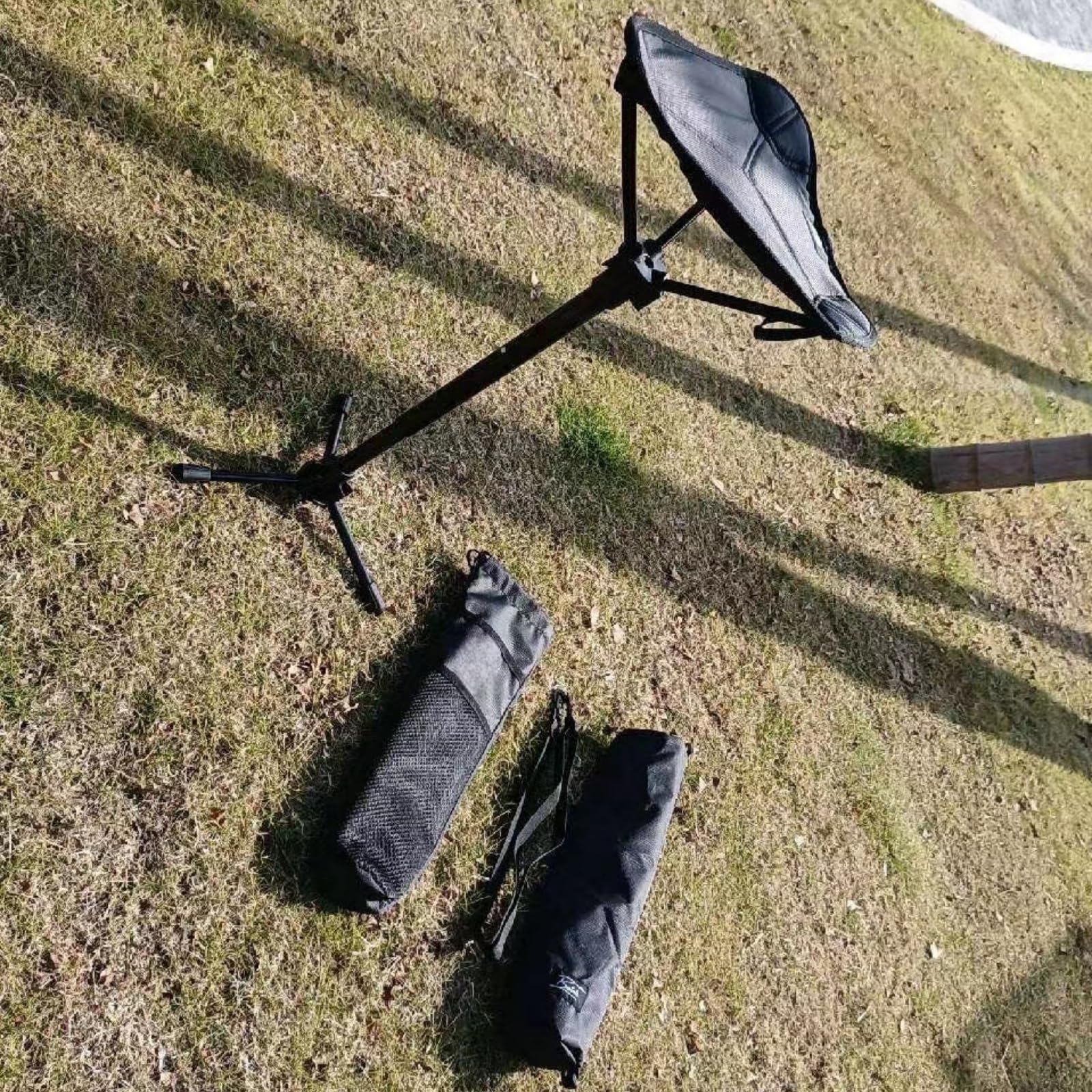 モバイルチェア 伸縮式アウトドアチェア アウトドアキャンプスツール 表彰台スツール 釣り待ち行列スツ..