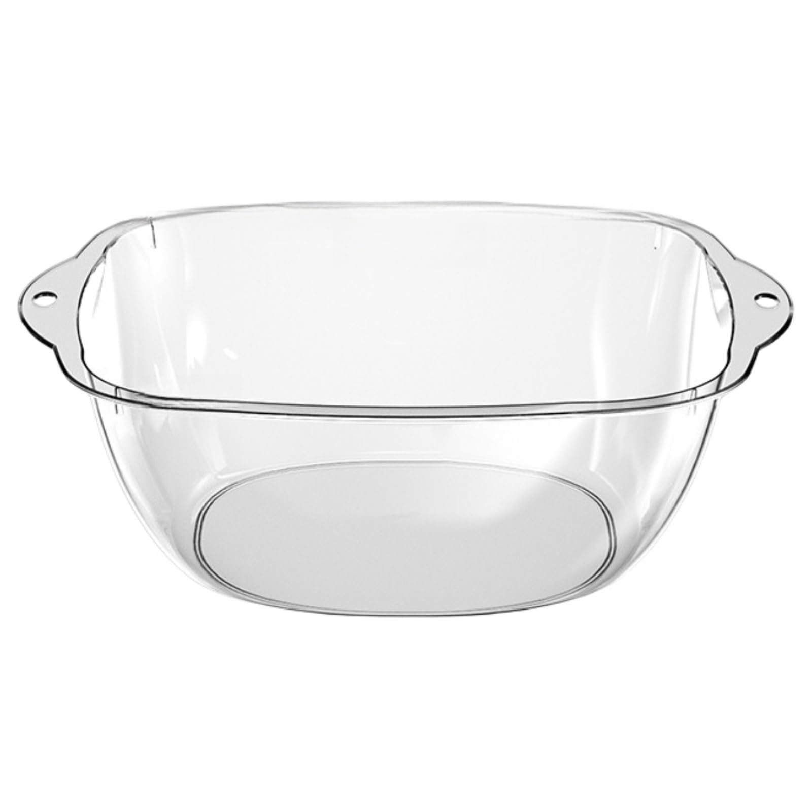 風呂桶 洗面器 湯桶 手桶 桶 クリア ソフト湯おけ 多機能洗面器 透明なフットバス 透明 落下防止と割れ..