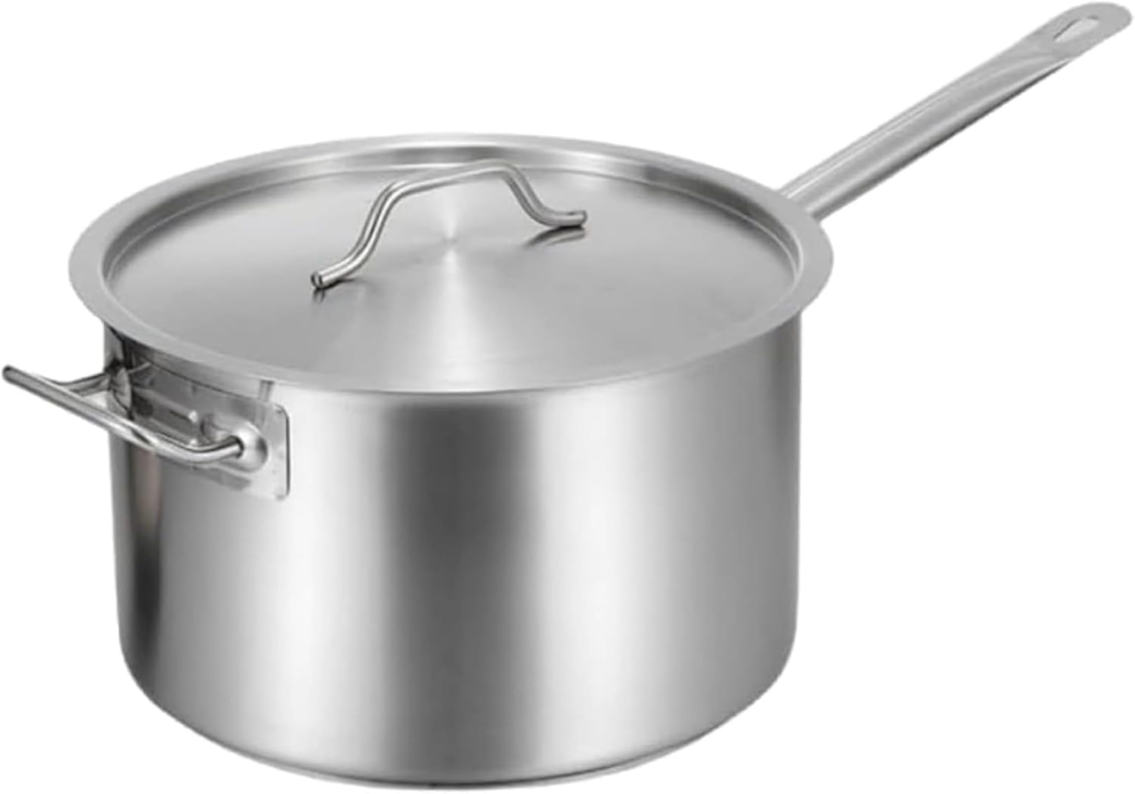 片手鍋 ステンレス片手鍋 ミルクポット ソースパン 焦げ付き防止パン 軽量 均一な加熱 お手入れ簡単 ガ..