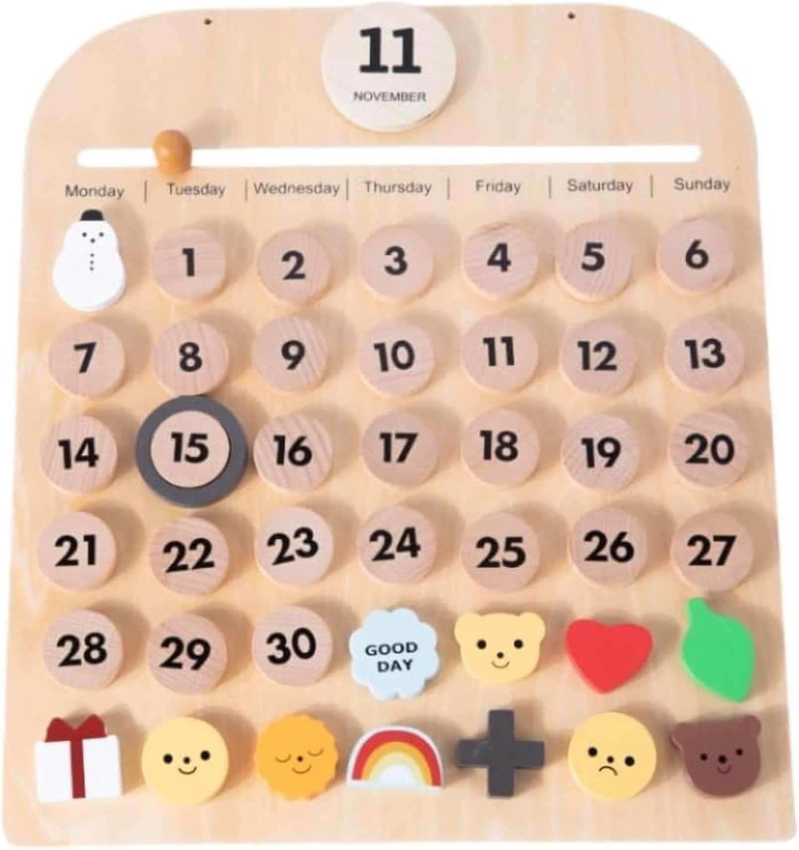 パーペチュアル卓上カレンダー｜ミニサイズ壁掛け兼用｜オフィスデコレーション｜おしゃれな日付リマインダー｜絶妙な贈り物｜モダンインテリア 安心使い