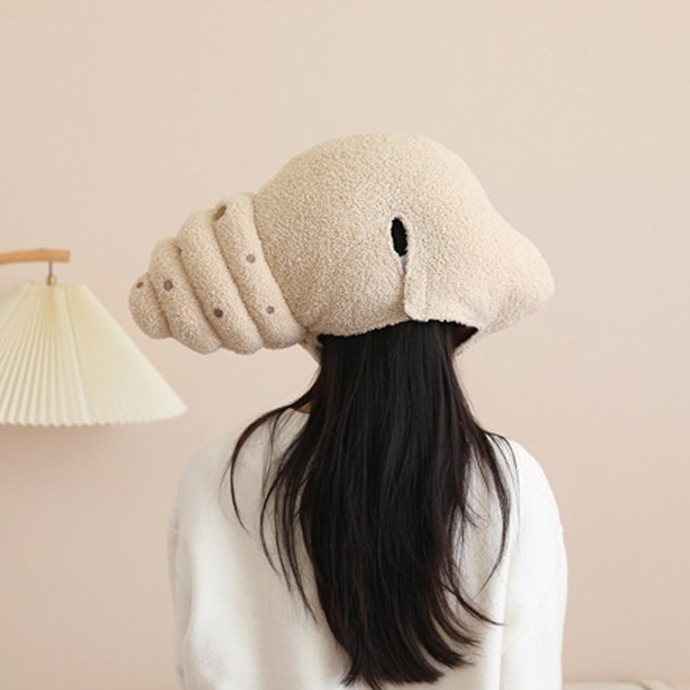 巻貝 サザエ 帽子 キャップ ヘッドピース かぶと コスプレ ヘッドドレス 頭飾り 記念日 クリスマス ハ..