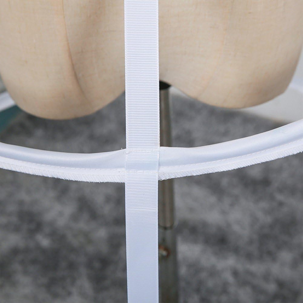 中空ケージ 2フープ ペチコート スカート ウェディング ブライダルドレス コスプレ パニエ クリノリン ..