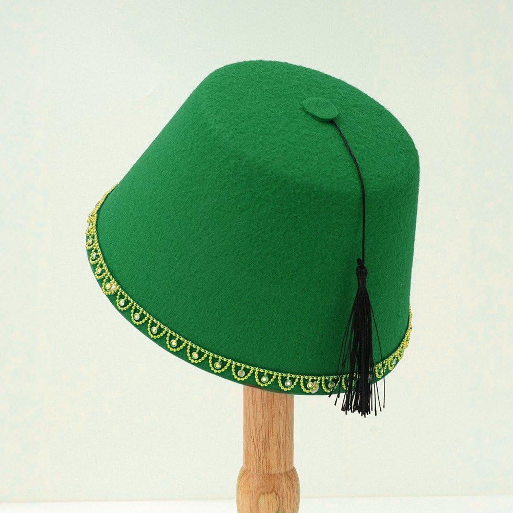 モロッコ キャップ タッセル付き フェズ 帽子 パーティー コスチューム アクセサリー 文化イベント 劇..