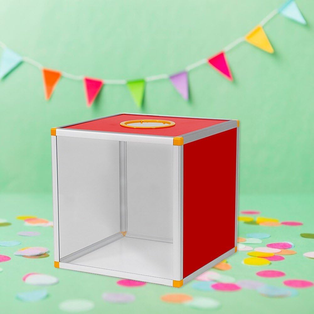 楽天Disport 楽天市場店宝くじ ラッキーボックス スクエア ラッフル ボールゲームボックス 宝くじカプセルボックス 募金箱 ラッフルコンテナ ボーナスボール収納ケース スタイル2