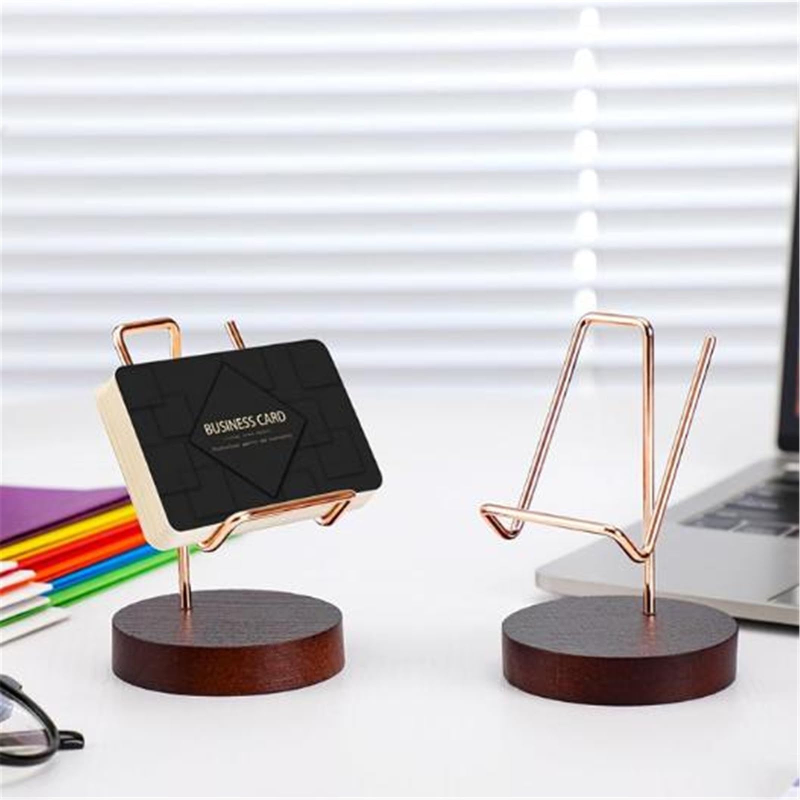 名刺立て 名刺スタンド 名刺入れ 机上 名刺ホルダー 名刺ケース デスク用名刺ディスプレイラック 卓上 オフィス 事務用品