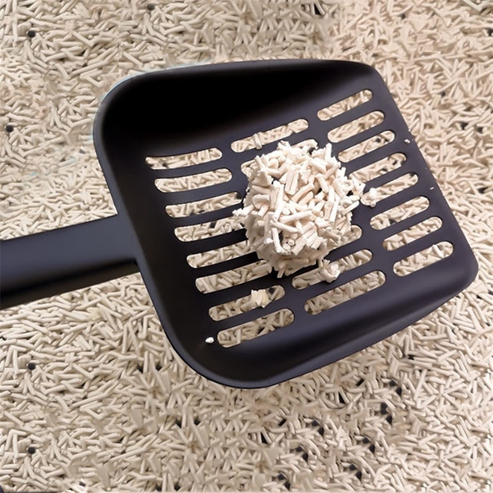 猫砂スコップ シャベル 細穴 金属製 猫砂 トイレスコップ ペット用具 砂取り用品