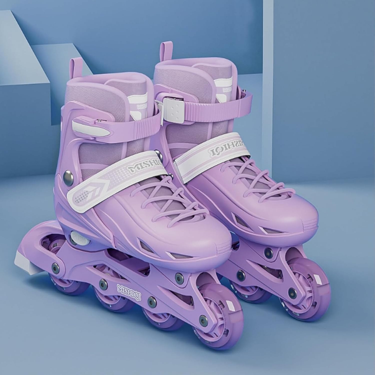 ローラースケート＆インラインスケート インラインシューズ 子供用＆大人用 サイズ調整可能 発光ウィー..