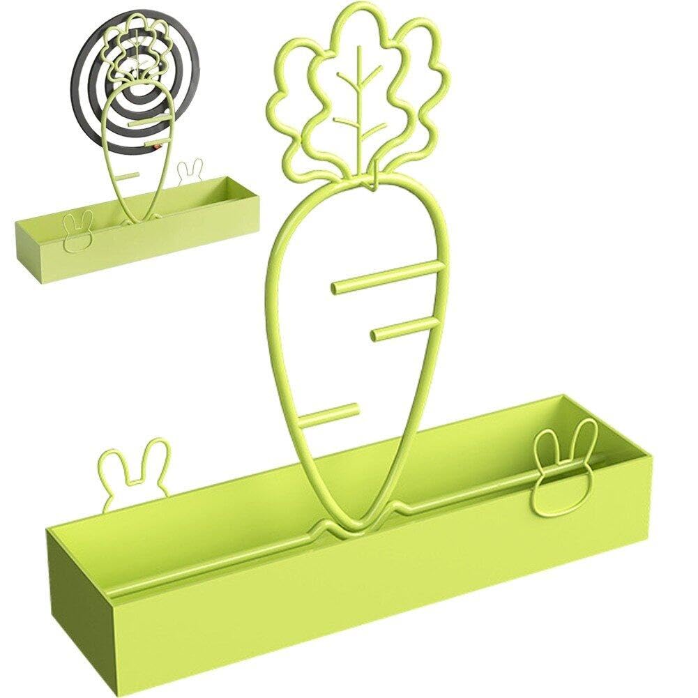 蚊取り線香ホルダー 線香立て ぶら下げ 中空 ニンジン形 蚊取り線香ブラケット 蚊遣り 蚊やりホルダー ..