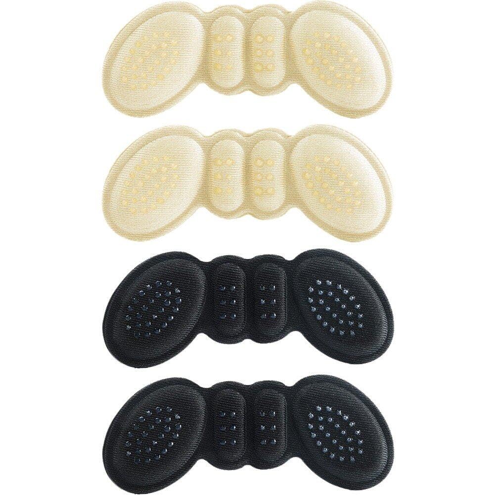 かかとパッド ヒールパッド ヒールグリップライナークッションインサート 靴用、ハイヒールコンフォー..