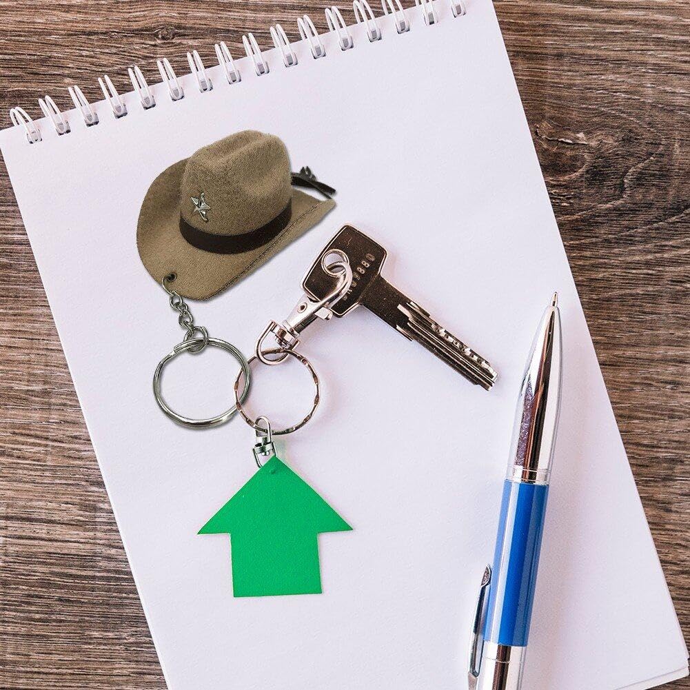 カウボーイハット 西部劇 ミニ キーホルダーペンダント ウエスタンスタイルキーリング 耐久性 帽子 ハ..