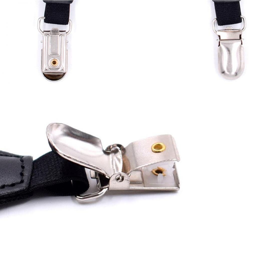 1 ペア 弾性 メンズ ソックス 残骸 足 サスペンダー ガーター クリップ バックル 滑り止め クランプ