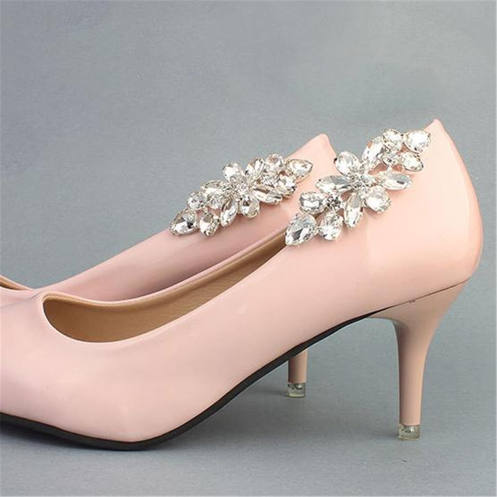 [] シューズクリップ ラインストーン靴バックル靴アクセサリー多用途靴バックルブライダルシューズクリップ シューズアクセサリー