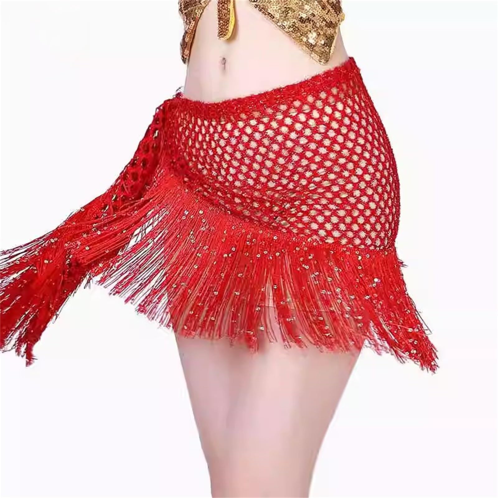 ベリーダンスヒップスカーフ ベリーダンス ウエストチェーン ヒップタオル ラップスカート 初心者練習..