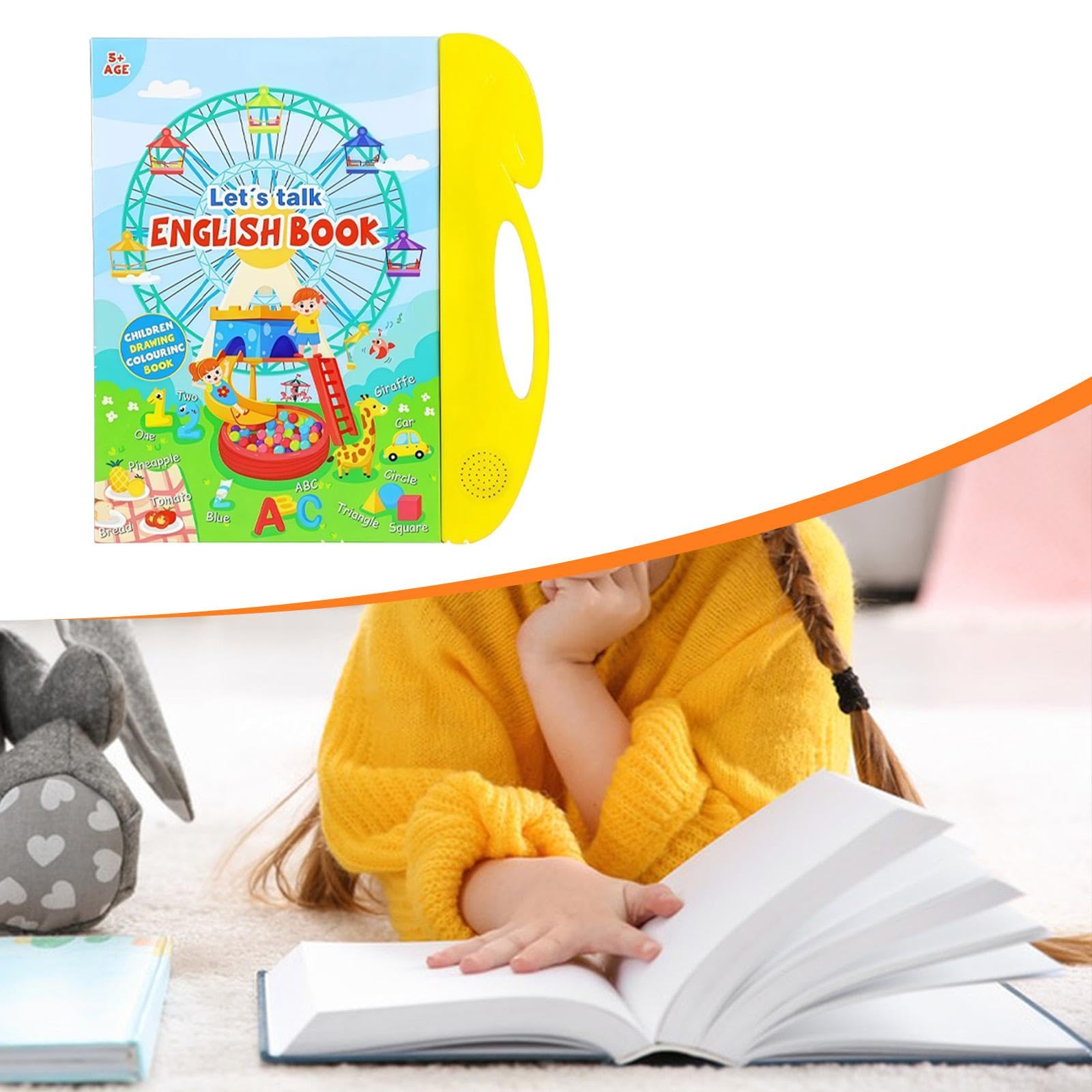 英語の単語のサウンドブック、英語学習トーキングブック、3歳以上の子供向け学習玩具